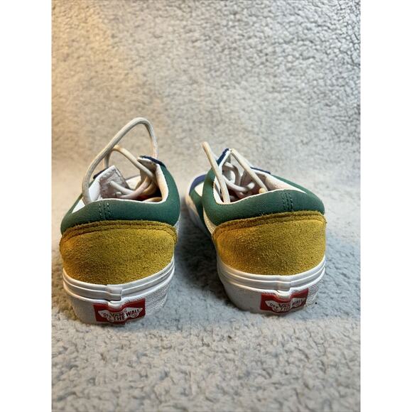 VANS Old Skool Yacht Club M5 W6.5 Color Block Suede Canvas Lace Up Off The Wall - Picture 11 of 11